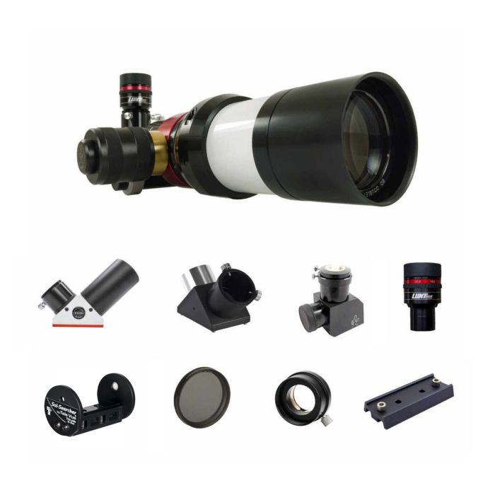 Lunt Solar Telescope 60mm Scope f/7 Universal Day & Night Use Modular - Observer Package