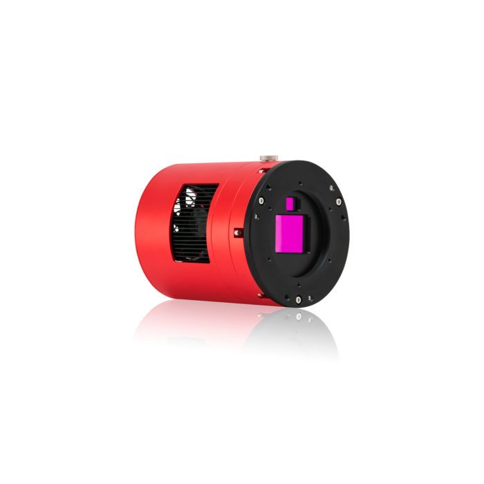 ZWO ASI2600MC Duo Pro APS-C Cooled Color Astronomy Camera front view