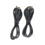 Pegasus Astro 12v DC 5.5x2.1mm Male to 5.5x2.1mm Male Power Extension Cable - 0.5m / 1.6ft Long (Pack of 2) # PEG-CABL-2105