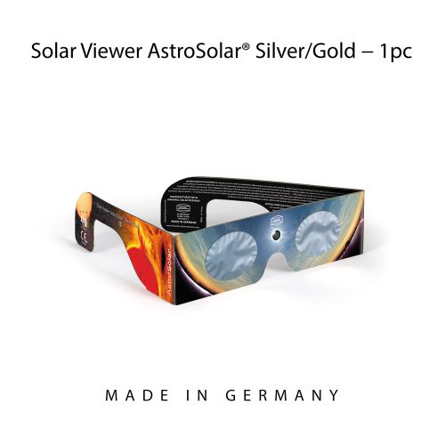 Baader Solar Viewer AstroSolar Silver/Gold Eclipse Glasses / Shades # 2459294 - Pack of 1
