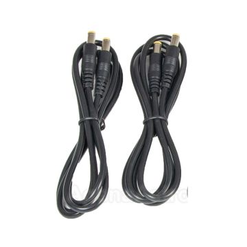Pegasus Astro 12v DC 5.5x2.1mm Male to 5.5x2.1mm Male Power Extension Cable - 0.5m / 1.6ft Long (Pack of 2) # PEG-CABL-2105