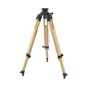 Berlebach Uni 26C Photo Tripod: Single Leg Extension, 167cm Max Height & Leveling Ball - Natural # 11081C