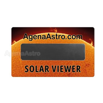 Agena Solar Eclipse Viewer Card with Thousand Oaks Solar Film - Pack of 10