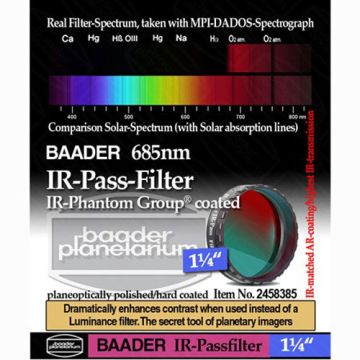 Baader IR-Pass Filter (685nm) - 1.25