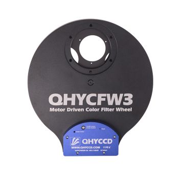QHY 3rd Generation Medium Electronic Filter Wheel - Ultra Thin (36mm Round, 7 Position) # QHYCFW3M-US7
