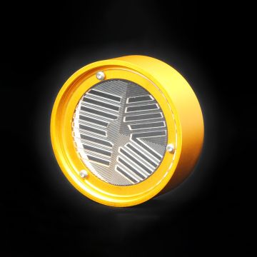William Optics Bahtinov Focusing Mask Cap for 102 and 103 Series Telescopes - Gold # CPBM-102GD