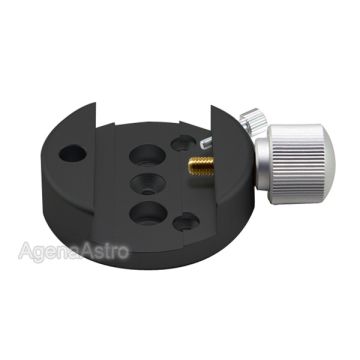 GSO Dovetail Mount for Vixen-Style Telescope Dovetail Bar/Rail (80mm Diameter) - Black # FF561 