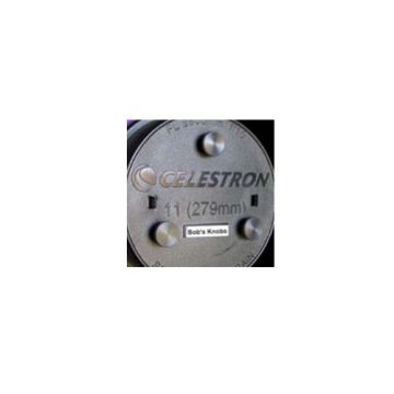Bob's Knobs for Celestron C11 f/10 with Flat Secondary Housing and Metric Collimation Screw Threads # C11metBO