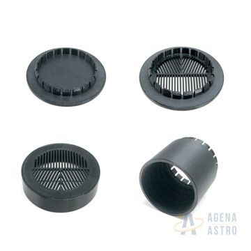 BuckeyeStargazer 4 Piece Accessory Set for ZWO SeeStar S50 (Dust Cap, Bahtinov Masks, Dewshield)