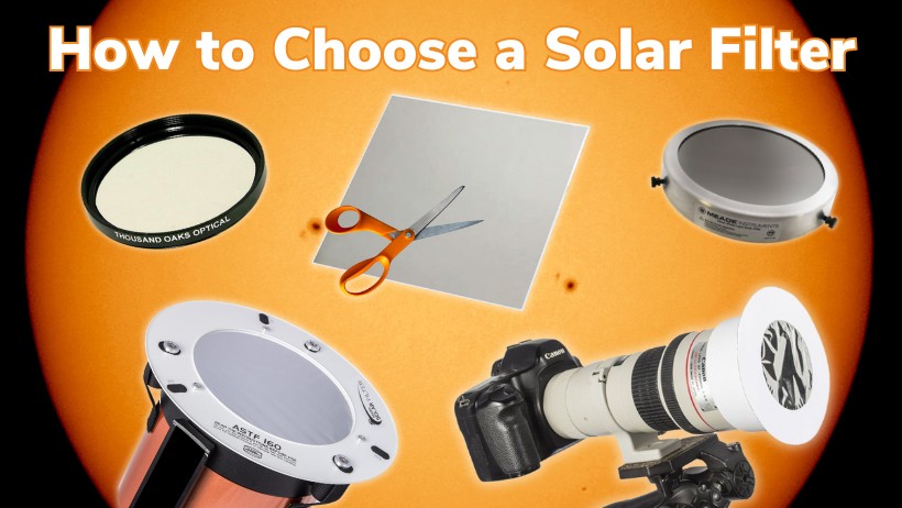 How to choose a solar filter for your telescope
