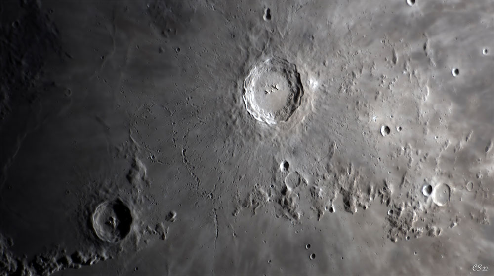 The Moon captured with the ZWO ASI585MC Pro