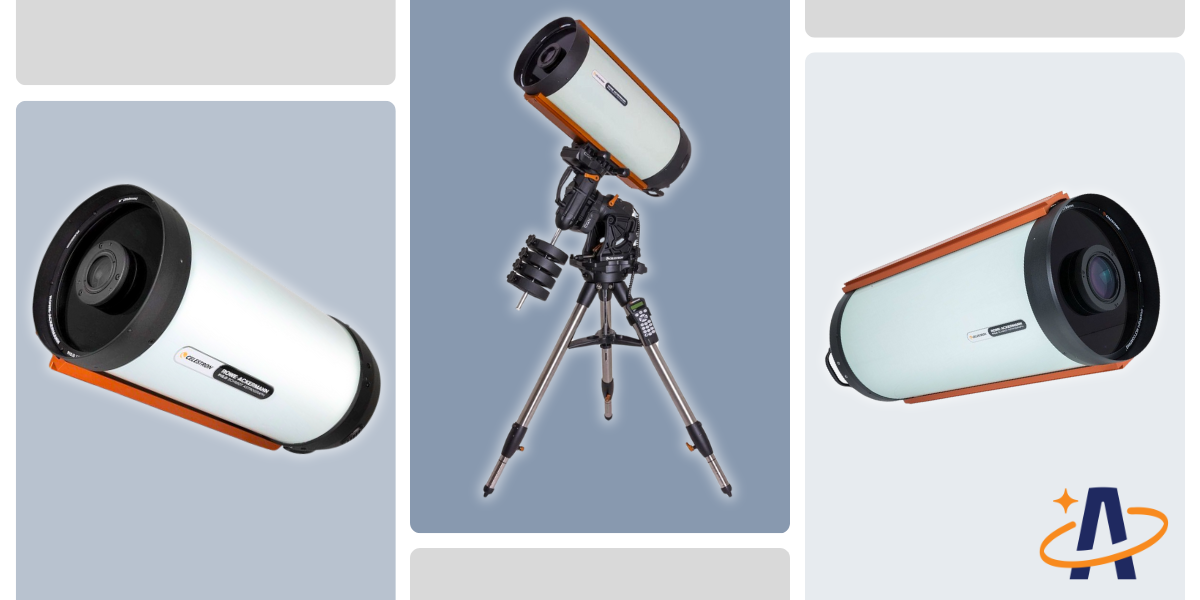 Three types of RASA telescopes.